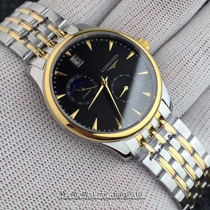 LONGINES浪琴 全自動機械 男士時尚腕表 WSS1751